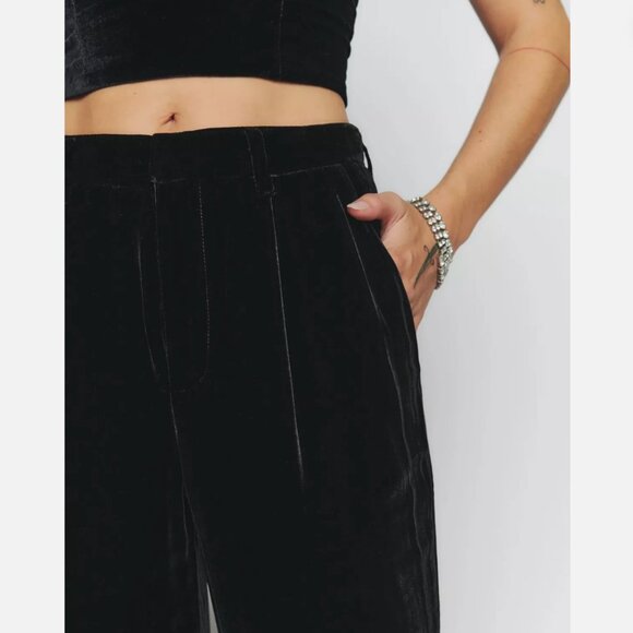 NWOT Reformation Wes Velvet Pants // Size 12 - Picture 16 of 16